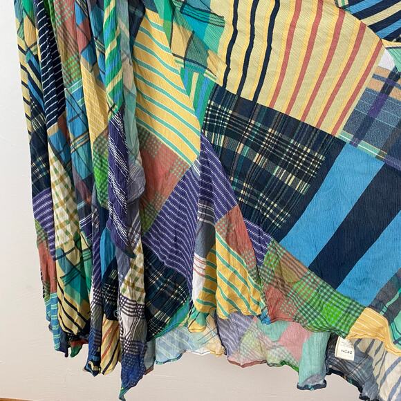 Free People Samara Smocked Maxi Dress - Light Combo - Size Small - Picture 9 of 12